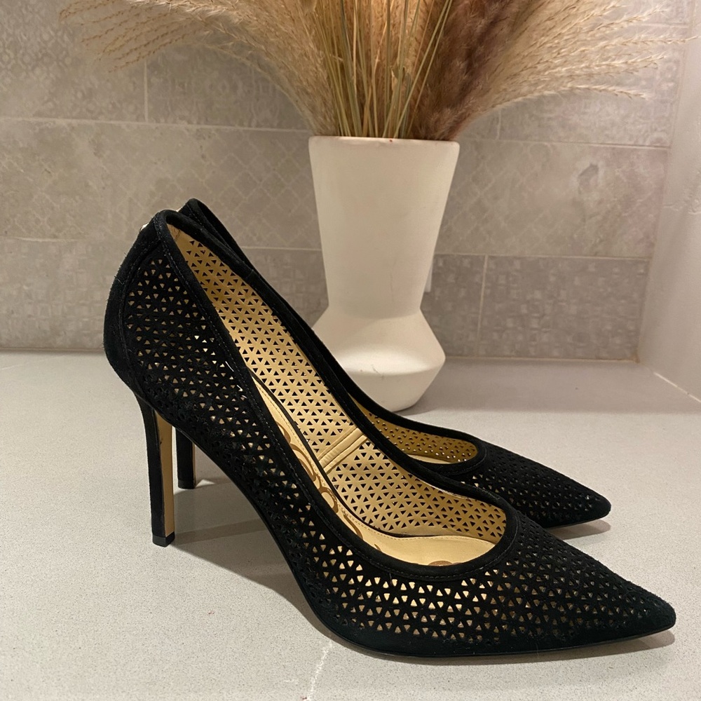 Sam Edelman Hazel 2    black suede stiletto size 8.5